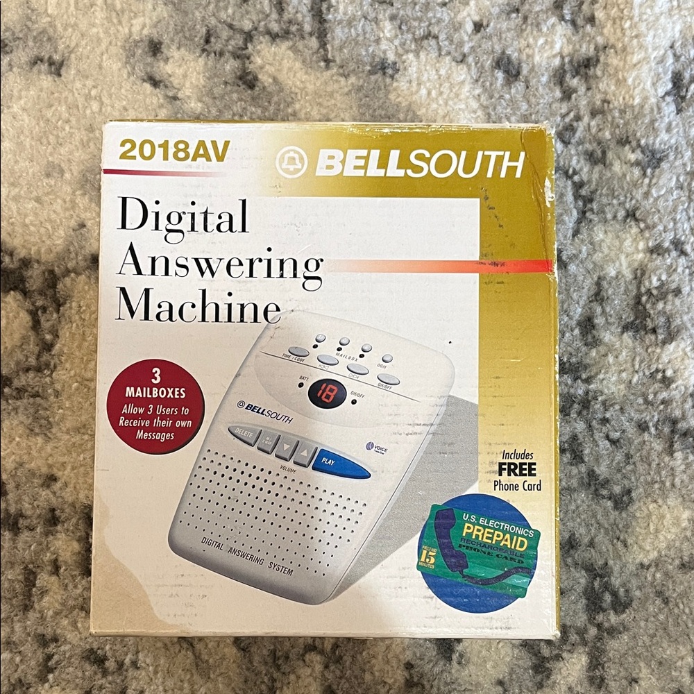 Digital Answering Machine - White